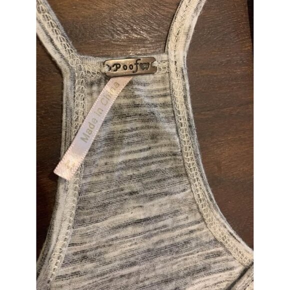 Poof tank top, women’s size medium, gray (bin F) - Picture 2 of 2